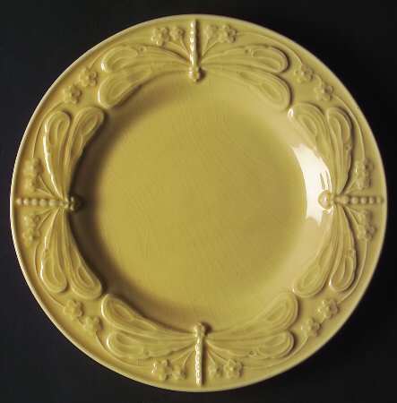 Dragonfly (Yellow) Salad Plate