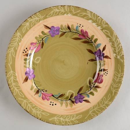 Pastis (Floral) Salad Plate