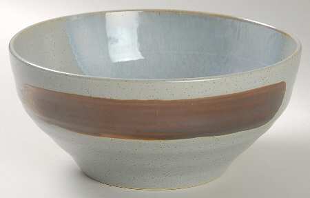 Blue Green Brush Soup/Cereal Bowl