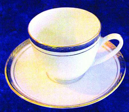 BHY1 Flat Demitasse Cup & Saucer Set
