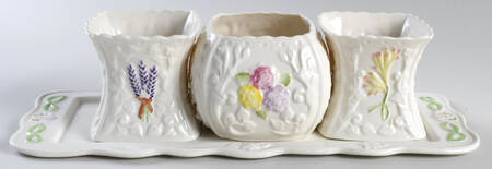 Archive Collection Claddagh Harmony Candleholder - Set of 3 & Tray