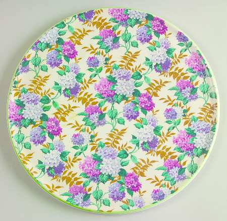 Hydrangea Cake Plate