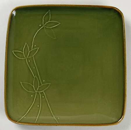 Retro Embossed Green (Retro Collection) Salad Plate