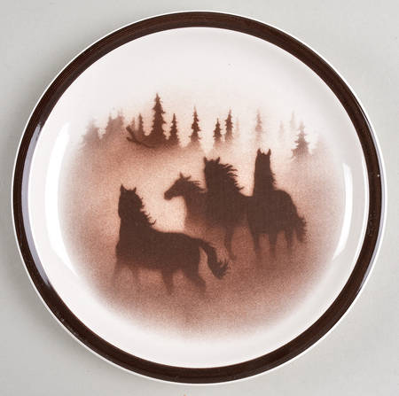 Wild Horses Salad Plate