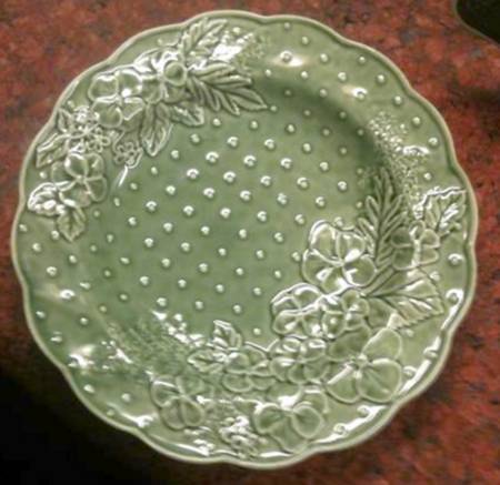 Ingrid Green Rim Soup Bowl