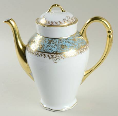Eden Turquoise Coffee Pot & Lid