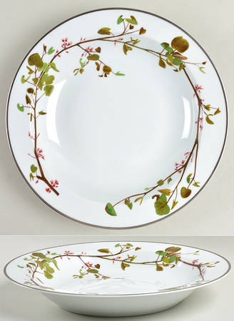 Oriental Tree 11" Deep Round Platter