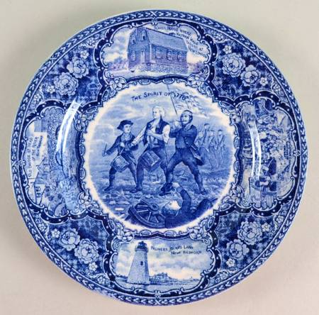 Ye Olde Historic Pottery Salad Plate