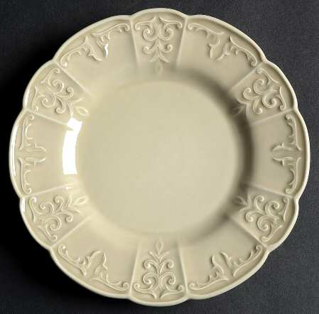 Fleur Taupe Salad Plate