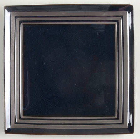 Parallels Iris (Dark Blue) Salad Plate