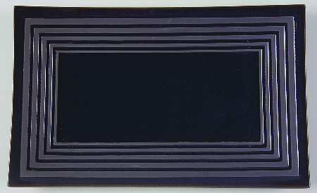 Parallels Iris (Dark Blue) 11" Rectangular Serving Platter