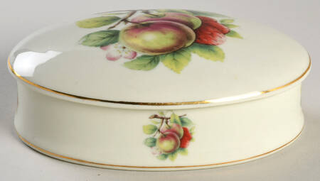BAU54 Oval Box & Lid 5"