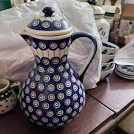 Traditional Coffee Pot & Lid
