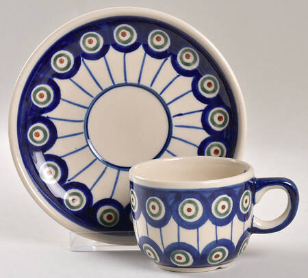 Traditional Flat Cup & Saucer Set