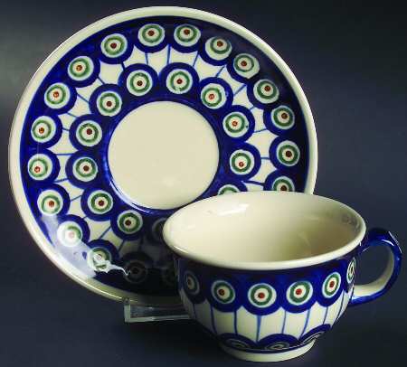 Traditional Footed Cup & Saucer Set