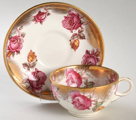 Rosamund Flat Cup & Saucer Set