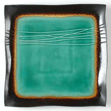 Galaxy Jade 12" Square Serving Platter