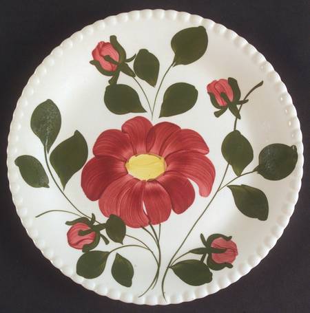 Red Nocturne Variant (Candlewick) by Blue Ridge Southern Pottery