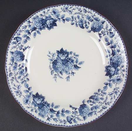 Blue Ridge Rose Salad Plate