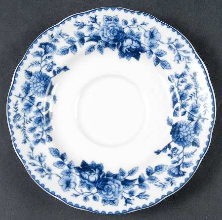 Blue Ridge Rose Saucer