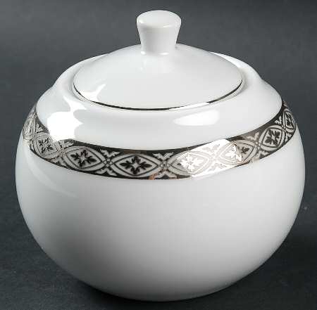 Regal Platinum Sugar Bowl & Lid