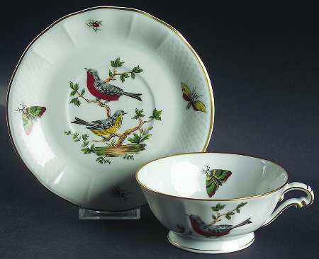 Virginie (Versailles) Footed Cup & Saucer Set