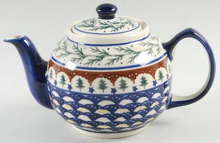Evergreen Teapot & Lid