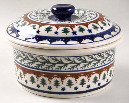 Evergreen 1.25 Qt Round Covered Casserole