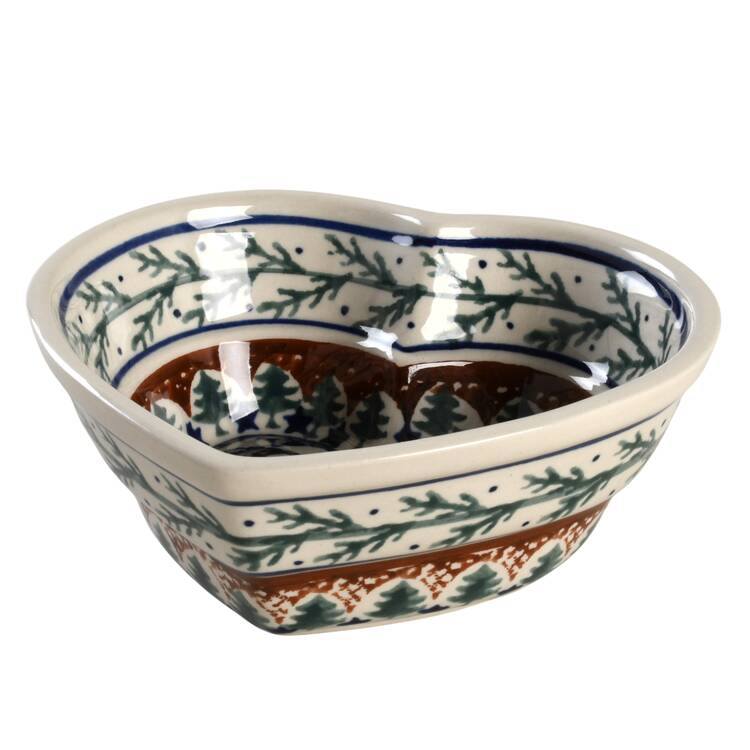 Evergreen 6" Heart Shaped Bowl