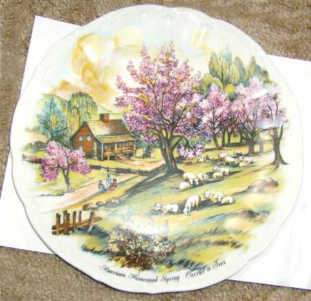 Currier &amp; Ives (Scalloped) by Bareuther &amp; Co