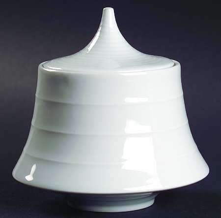 Concentric Blue Sugar Bowl & Lid