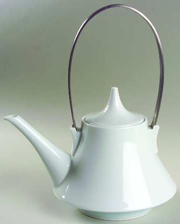 Concentric Blue Coffee Pot & Lid