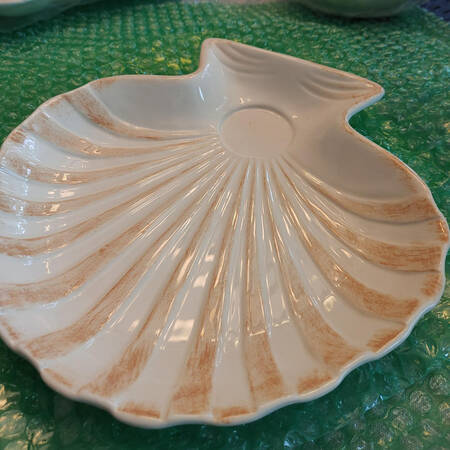 Seafare Seafood-Cocktail Server Plate