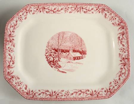 Twilight Passage 15" Oval Serving Platter