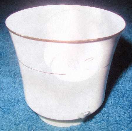 Golden Ivory Footed Cup