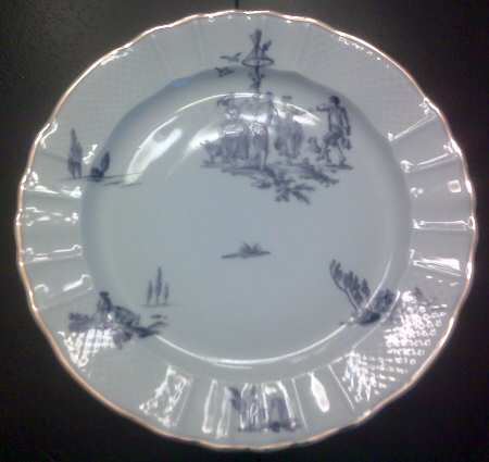 BER446 (Blue) Dinner Plate