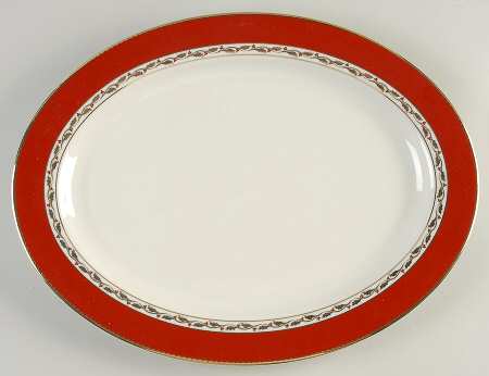 Biltmore Christmas, A 14" Oval Serving Platter