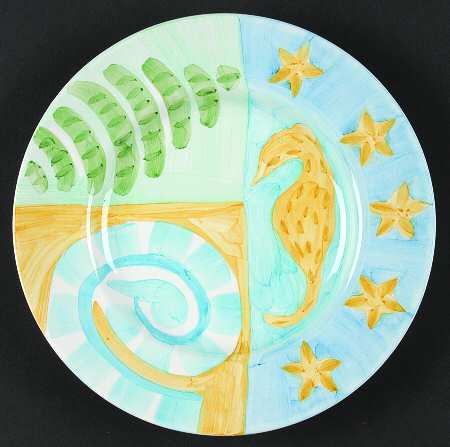 Seashell Salad Plate
