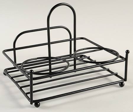 Tuscan Fruit Metal Stand for Napkin Holder & Salt&Pepper Set