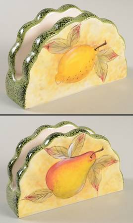 Tuscan Fruit Napkin Holder