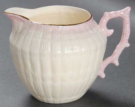 Limpet Pink (Gold Trim) Creamer