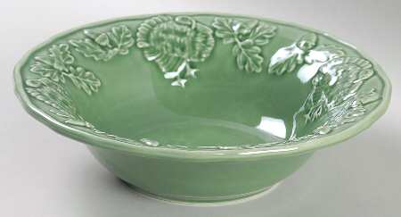 Turkey Green 7" Round Vegetable Bowl
