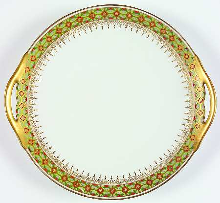 14332 Handled Cake Plate