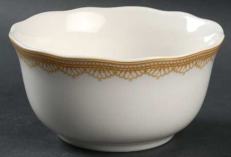 Crochet Flowers Coupe Cereal Bowl