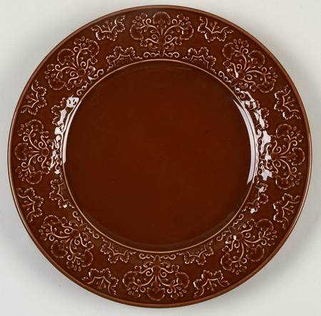 Phoebe Chocolate Dinner Plate