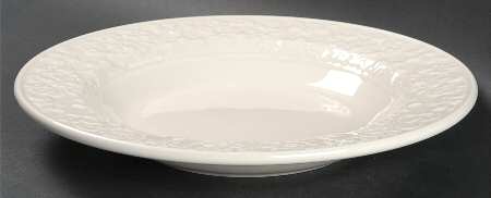 Phoebe Cream Large Rim Soup Bowl