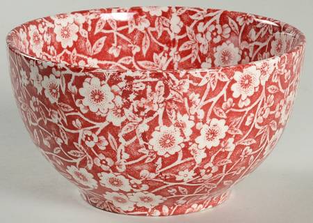 Calico Red Rice Bowl
