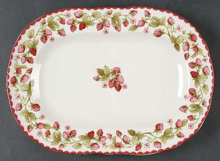 Harvest Berry 13" Oval Serving Platter