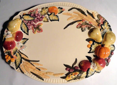 Harvest 14" Oval Serving Platter