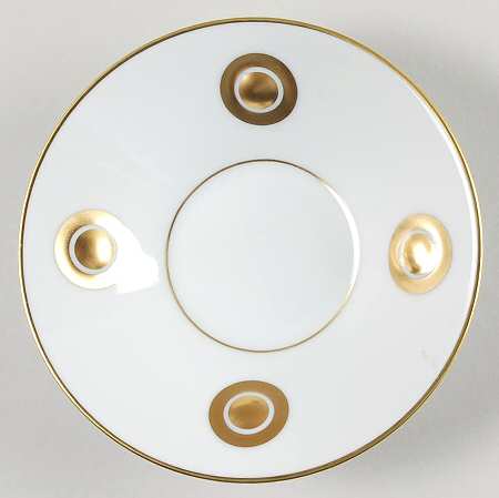 Ithaque Gold Saucer for Flat Cup